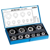 Sutton Die Nut M454 Set 10Pce UNC