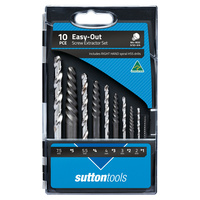 Sutton Screw Extractor M603 S20 Set 10Pce With 2.0 To 7.5mm Drills
