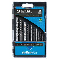 Sutton Screw Extractor M603 S20 Set 10Pce With 2.0 To 7.5mm Drills