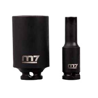 M7 Impact Deep Socket, 3/8" Dr 6 Point, 12mm