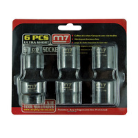 M7 Impact Stubby Socket Set, 1/2" Drive, 6 Pce, 13 - 24mm