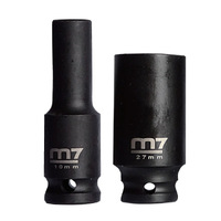 M7 Impact Deep Socket, 1/2" Dr 6 Point, 25mm