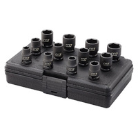 M7 Impact Socket Set, 3/8" Drive, 12Pcs, 5/16 - 1"