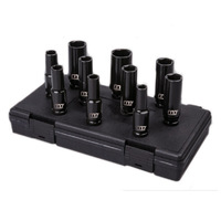M7 Impact Deep Socket Set, 1/2" Drive, 10Pce, 10 - 27mm