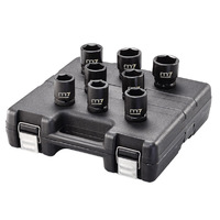 M7 Impact Socket Set, 3/4" Drive, 8Pcs, 1" - 1-1/2"