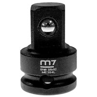 M7 Impact Adaptor, 3/8" Dr F X 1/2" Dr Male - Locking Ball Type