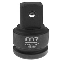 M7 Impact Adaptor, 3/4" Dr F X 1" Dr Male - Locking Ball Type