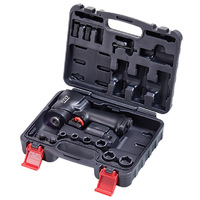 M7 Stubby Impact Wrench,  Pistol Style, Combination 3/8" & 1/2" Dr, 600 Ft/Lb
