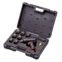 M7 Impact Wrench Kit, Composite Q-Series, Pistol Style, 3/4" Dr, 1400 Ft/Lb, In Blow Mould Case With & Sockets And 180mm Extension