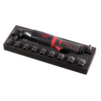 M7 Impact Wrench Angle Drive Kit With 9 Pce Socket Set, 250 Ft/Lb, 1/2" Dr