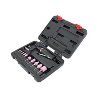M7 Die Grinder Kit, 15 Pce, 20000rpm, 190mm Long, 1/8" & 1/4" Collet