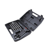 M7 Air Hammer Kit, With 5 Pcs Round Shank Chisel Set, 3200 Bpm, 175mm Long