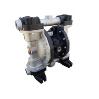 3/4 BSP Aluminium heavy duty air operated double diaphragm pump 110 LPM Max flow rate for diesel, petrol, oil and waste oil.