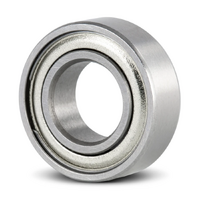MR166B-ZZ EZO Deep Groove Ball Bearing Metal Shields (6x16x6)