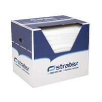 Oil & Fuel Heavyweight Absorbent Pad - 500mm x 400mm x 380gsm - Box of 100