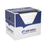 Oil & Fuel Standard Absorbent Pad - 500mm x 400mm x 200gsm - Box of 200