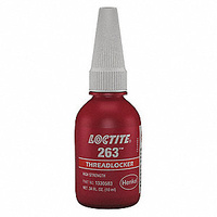 LOCTITE 263 Red High Strength Threadlocker 10ml