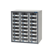 ITM Parts Cabinet, Metal, A5 24 Drawer, 586W X 290D X 640H