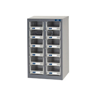 ITM Parts Cabinet, Metal A6 12 Drawers 362W X 265D X 571H