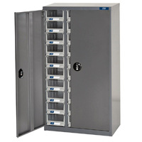 ITM Parts Cabinet, Lockable, Metal A6 30 Drawers 533W X 313D X 970H