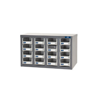 ITM Parts Cabinet, Metal A7 16 Drawers 586W X 222D X 350H