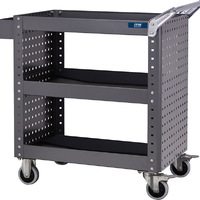 ITM Tool Cart, 3 Shelf With Side Panels, 873 W X 500 D X 880 H