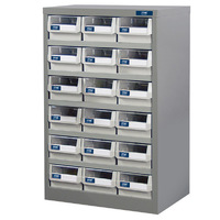ITM Parts Cabinet, Metal Hd 18 Drawers 550W X 400D X 880H