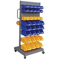 ITM Mobile " Hb" Bin Display Stand, Complete