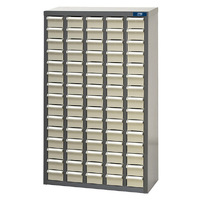 ITM Parts Cabinet, Metal With Abs Drawers St1 75 Drawers 586W X 222D X 937H