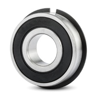6007-2RSNRC3 Premium Deep Groove Ball Bearing Rubber Seals w/Snap Ring (35x62x14)
