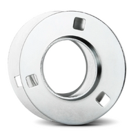 PF204G Economy 3 Bolt Round Flanged Bearing Housing - Greaseable