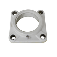 PL-F204 Economy Thermoplastic 4 Bolt Flanged Bearing Housing incl. End Cap