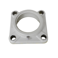 PL-F205 Economy Thermoplastic 4 Bolt Flanged Bearing Housing incl. End Cap