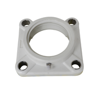 PL-F206 Economy Thermoplastic 4 Bolt Flanged Bearing Housing incl. End Cap