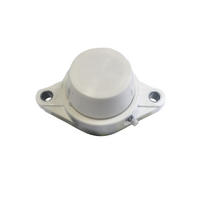 PL-FL204 Economy Thermoplastic 2 Bolt Flanged Bearing Housing incl. End Cap