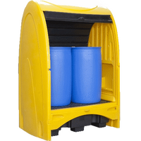 2 Drum Hard Cover Unit (1565W x 995L x 2110Hmm) - 250L Sump