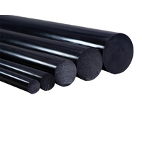 10x330mm Acetal Rod (POM) Black