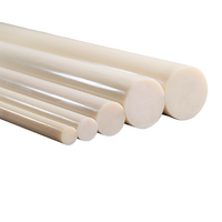 10x330mm Acetal Rod (POM) Natural White