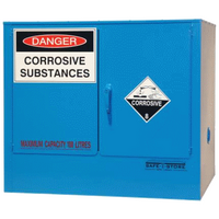 Class 8 Corrosive Substances Storage Cabinet (770H x 965W x 620D mm) - 100L