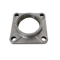 SS-F204 Economy Stainless Steel 4 Bolt Flanged Bearing Housing