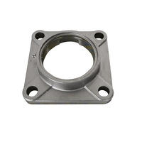 SS-F206 Economy Stainless Steel 4 Bolt Flanged Bearing Housing