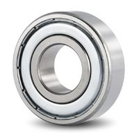 6001-ZZ Economy Deep Groove Ball Bearing Stainless Steel Metal Shields (12x28x8)