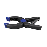 Trademaster Quick Release Hand Clamp, Plastic With Rubber Pads 75mm