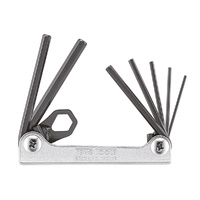 Teng Folding AF Hex Key Set, 7Pce, 1/6"-7/32"