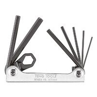 Teng Folding mm Hex Key Set, 7Pce, 1.5mm-6mm