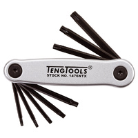 Teng Folding TX Key Set, Aluminium Case, 8Pce, TX9-TX40