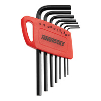 Teng Mini Metric Hex Key Set, 7Pce