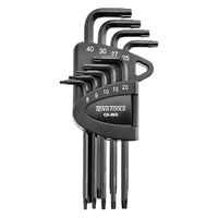 Teng Metric TPX Key Set, 9Pce, TPX8-TPX40