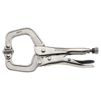 Teng 6" C-Clamp Locking Plier W/Swivel Pad
