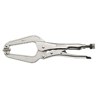 Teng 12" Long C-Clamp Lock Plier (NP) W/Swivel Pad